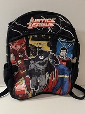 DC Comics Mochila Niños Bolso Escolar Liga de la Justicia Batman, Superman The Flash 17”