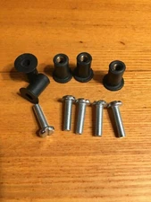 Vintage Polaris Windshield Hardware Kit 5 Piece Playmate Charger Mustang 69 Colt