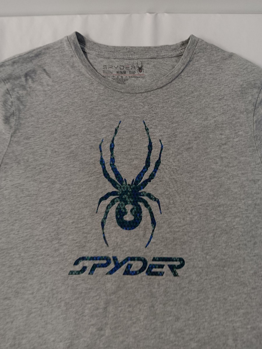 【SPYDER】 Duotech Men's Graphic Short Sleeve T-Shirt Spyder Men's Athletic Short Sleeve Graphic Cotton T-Shirt