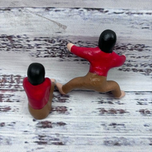 9 Indianer Geschichtenerzählerin Mutter 3 Kinder Familie Stamm Miniatur Figuren - Bild 7 von 12