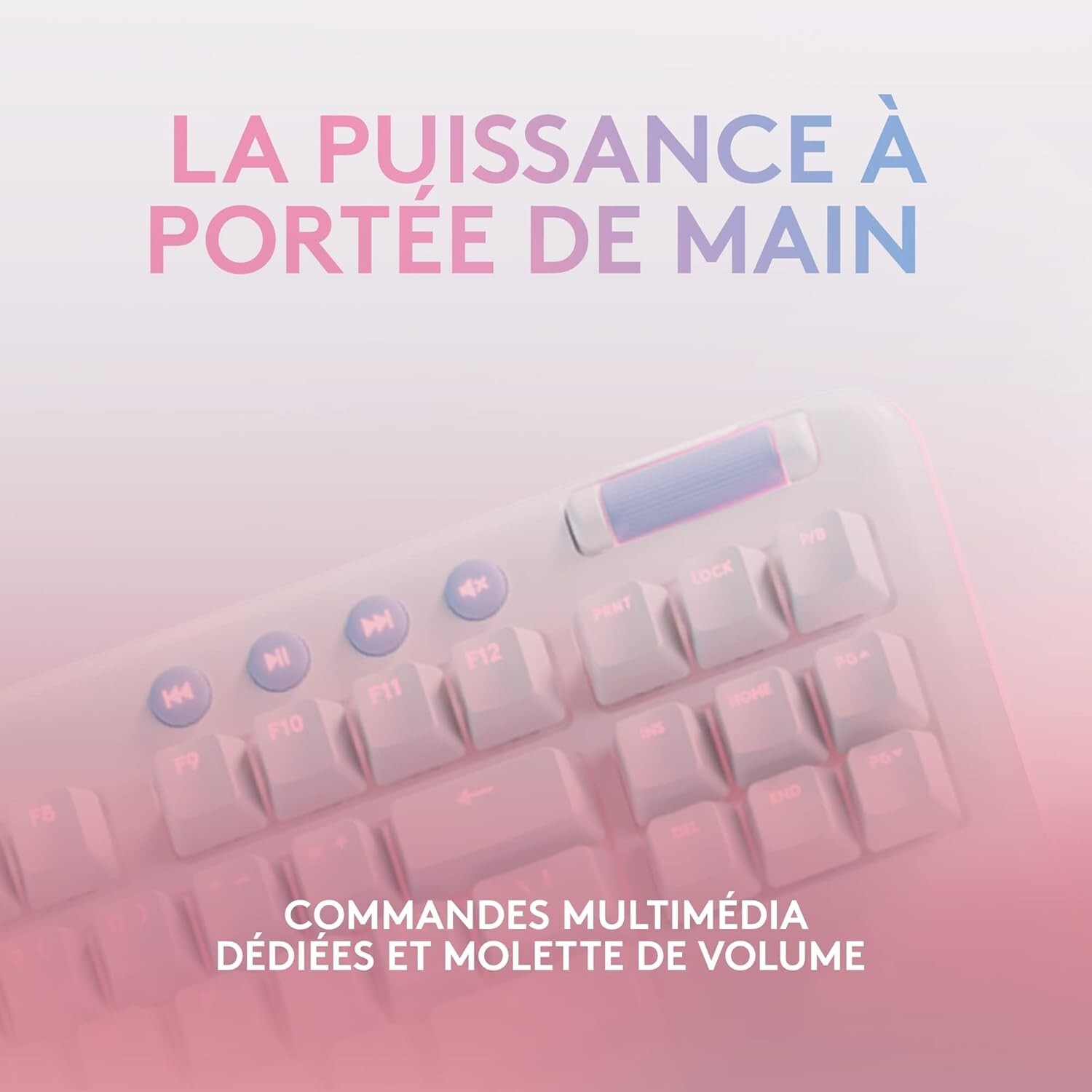 Clavier sans clé Logitech G715 compact rétroéclairé PC Mac et Bluetooth - 2