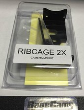 RIBCAGE BACKBONE 2x MOUNT MOD KIT FOR GOPRO HD HERO4 CAMERA BLACK SILVER MOD1X