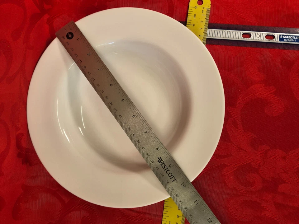 POTTERY BARN GREAT WHITE Colección Borde Grande Sopa Pasta Cuenco 10 1/8" Foto 3 de 4