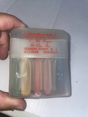 Vintage 8-Piece Hollow Shaft Screwdriver Set Compact/Mini w Case Hong Kong