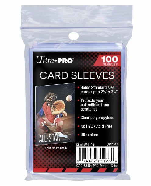 Thumbnail - Ultra Pro Sleeves - Schutzhüllen Für Match Attax, Transparent [100 -