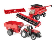 ERTL - Ensemble Moissonneuse et Tracteur remorque  CASE IH - 1/32 - ERT47357
