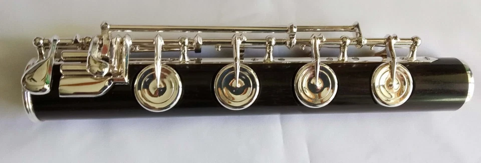 Professional Ebony Flute Foot 4 Keys Joint Diameter Interior 19.9 mm Handmade - Image 4 of 4