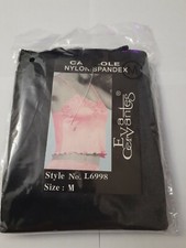 Eva Cervantes Black Camisole Top Medium Nylon/Spandex Soft Super Stretchy New