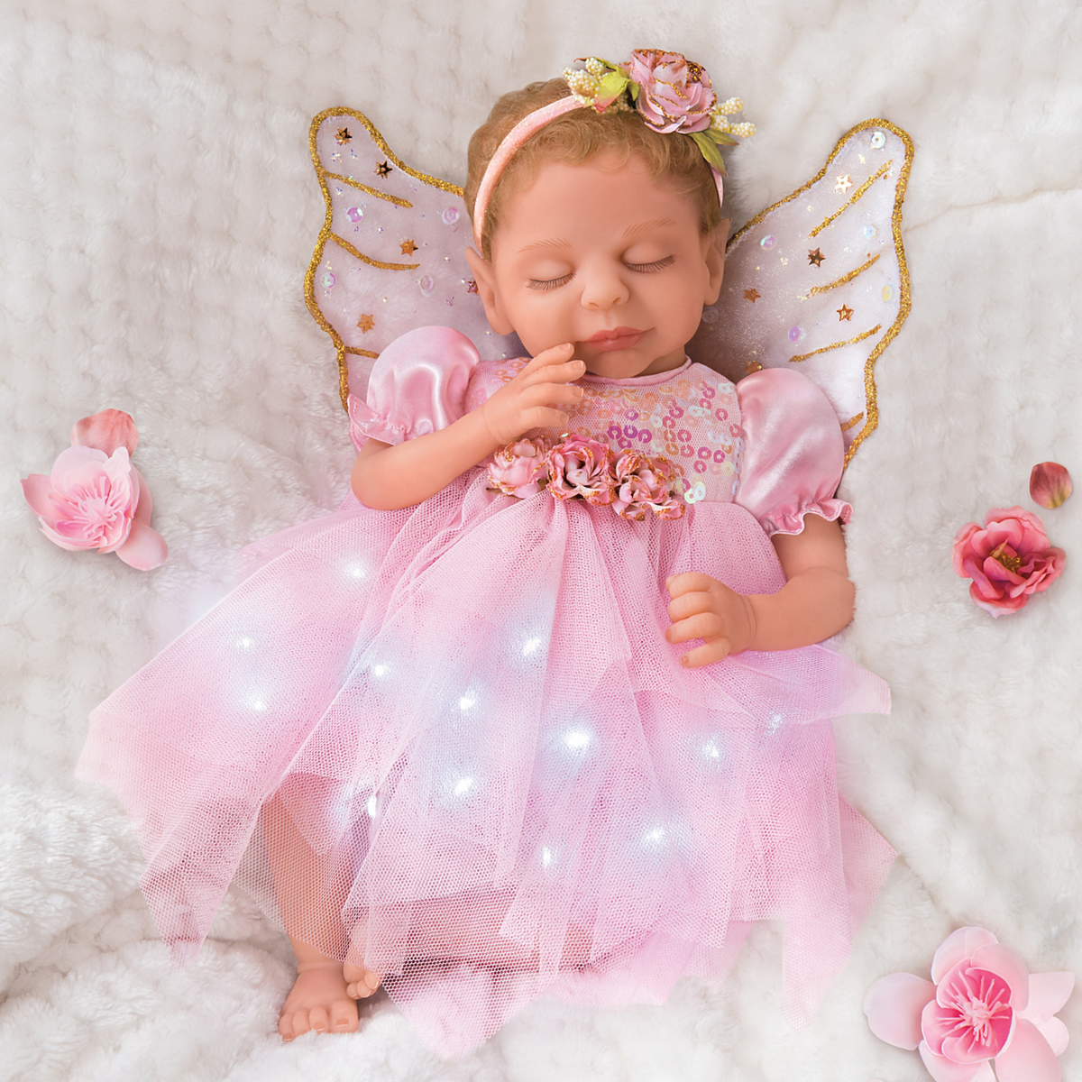 Ashton Drake Dream Blossom Silicone Fairy Baby Doll With Illuminated Outfit | eBay Ashton Drake Dream Blossom Silicone Fairy Baby Doll With Illuminated Outfit | eBay
