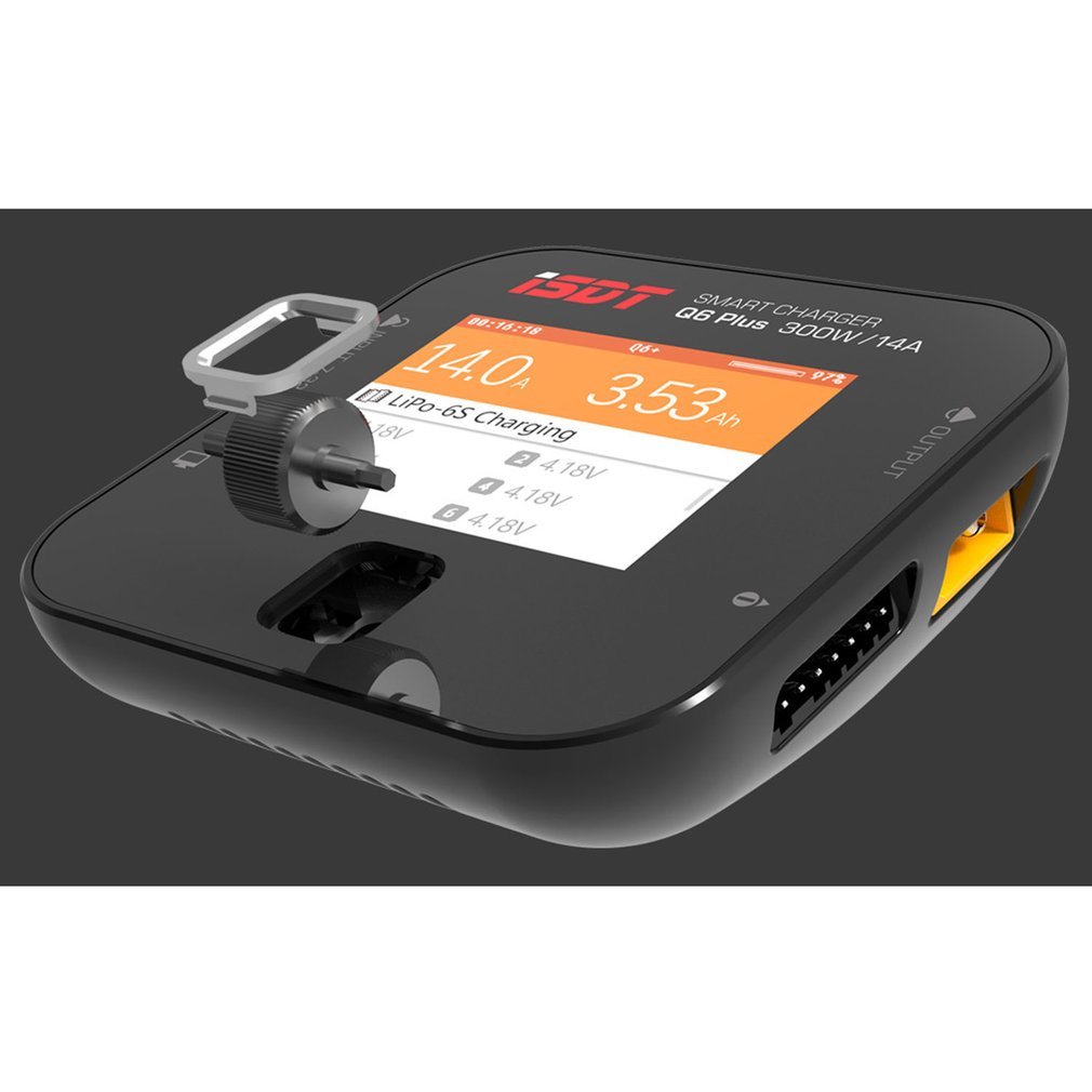 ISDT Q6 Pro Battgo 300W 14A Intelligent Digital Lipo Battery Balance Charger xi ISDT Q6 Pro Battgo 300W 14A Intelligent Digital Lipo Battery Balance Charger xi