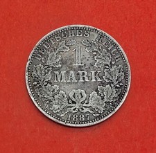 ANCIENNE  MONNAIE  ALLEMANDE  ARGENT  1  MARK  1887 A - REICH - 