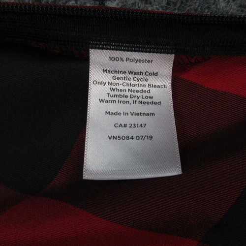 Camisa pulóver Talbots para mujer Petites 6P negra roja a cuadros sin mangas - Imagen 8 de 19