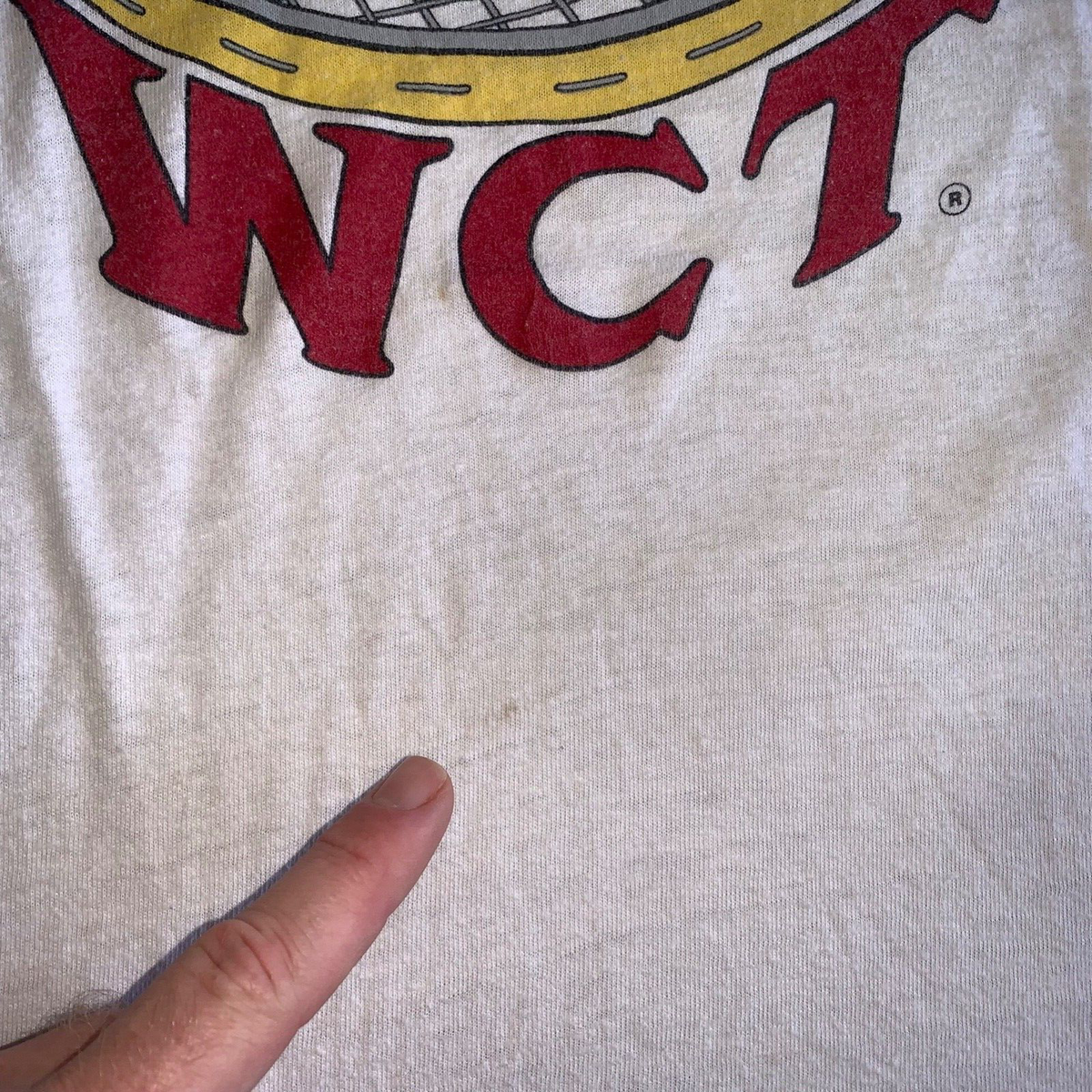 70s-80s WCT テニスtee vintage ヴィンテージ 70s VINTAGE WORLD CHAMPION TENNIS TOUR (WCT) RINGER T-SHIRT
