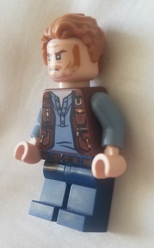 Mini Figure LEGO Jurassic World Fallen Kingdom Owen Grady HTF Near Mint - Picture 2 of 4