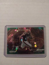 2023 Panini Prizm - Fireworks Green Ice Prizm #F-13 Nick Chubb BROWNS