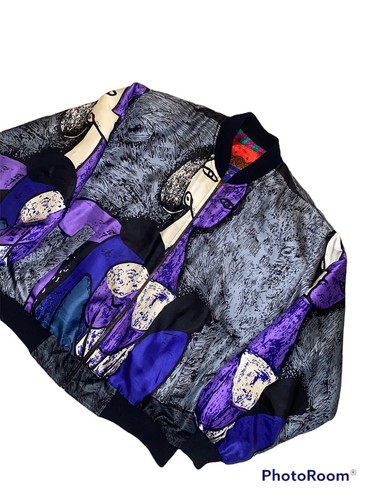 Vintage Pablo Picasso All Over Print Bomber Jacket Art Artwear Coat Collectibles - Picture 2 of 12