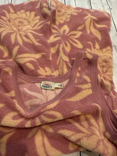 Faherty Kids Cabana Towel Terry Romper Beach Resort 4t Flowers - Picture 3 of 4