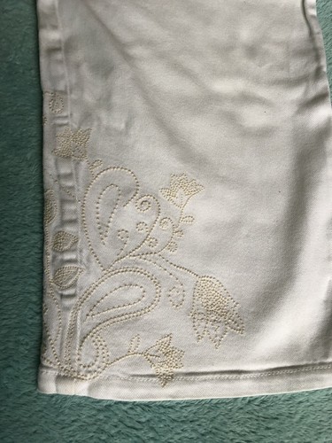 Laura Ashley Embroidered Crop Trousers UK 14 - Picture 14 of 15