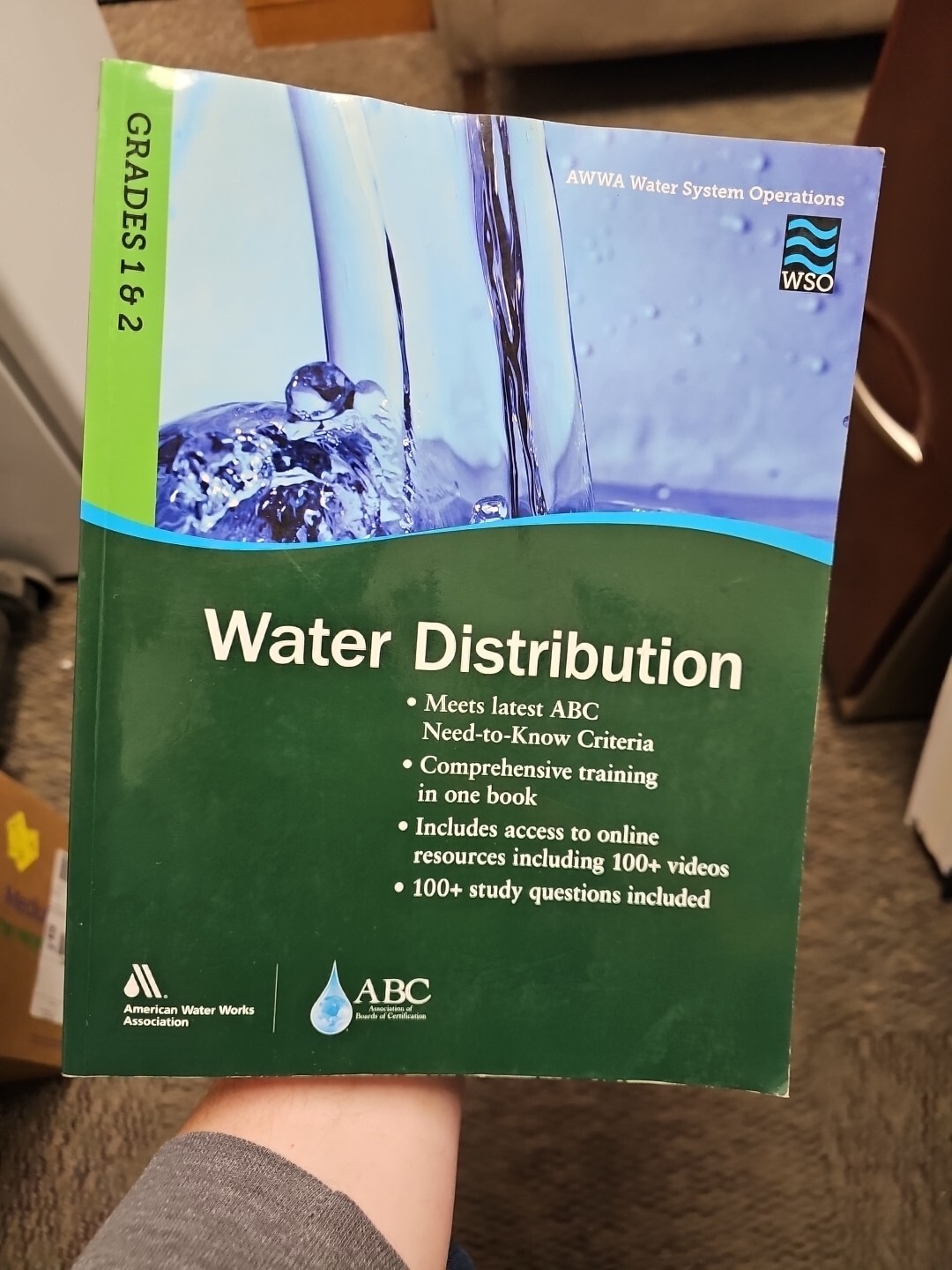 Water Distribution, Grades 1 And 2 by American Water Works (2016, Trade