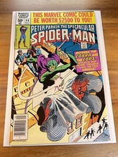Spectacular Spider-man 46 Cobra Appearance 1980 Newsstand