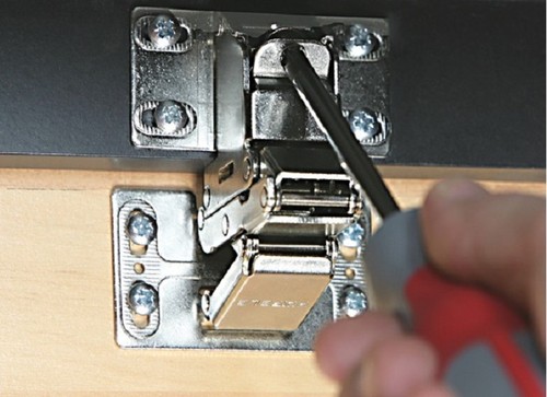 Overhead Swing up Locker Cupboard Door Stay Hinges Caravan Motorhome of Hafele - Picture 6 of 7