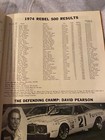 Darlington Raceway 1975 Rebel 500 Souvenir Program  April 13, 1975 — photo 3