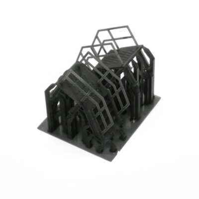 HO Scale Railroad Scenery Entrance Stairs With Fencing - 1:87 Model Train Accessories