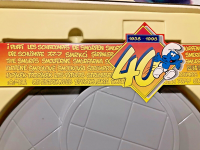SCHLEICH SMURFS 40TH ANNIVERSARY 1998 SMURF BAND PLAYSET BY