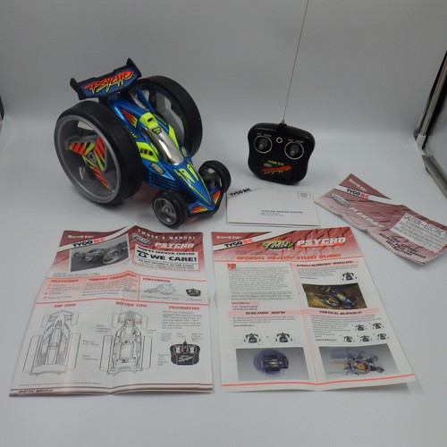 Taiyo Tyco R/C TMH Power Psycho - Gyro Force Wheels Stunt RC Vehicle - LIKE NEW - Picture 2 of 18