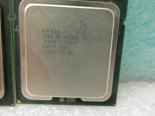 2-Intel Xeon E5-2420 6-Core 1.90GHz 15MB 7.2GTs LGA1356 SR0LN Server CPU - Picture 2 of 2