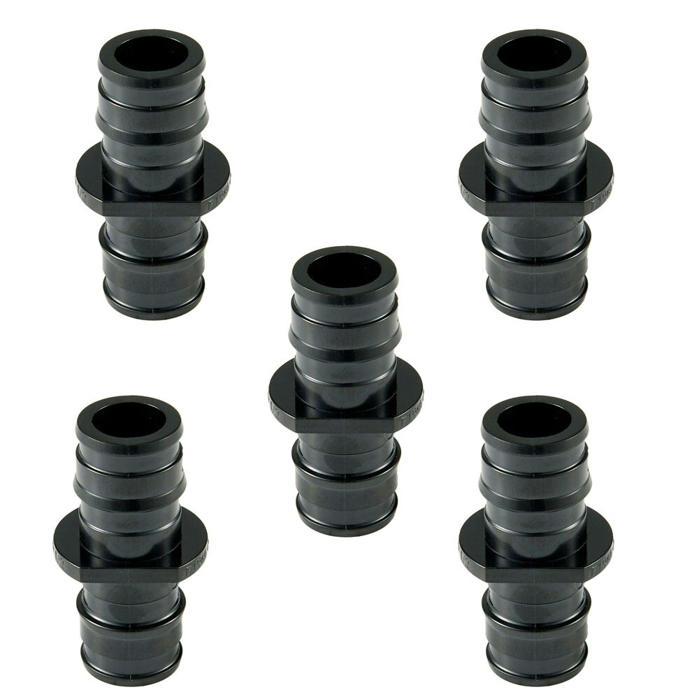 5 Pack F1960 PEX A Poly Expansion Fittings 1/2" Coupling for PEX A PIPE Tubing