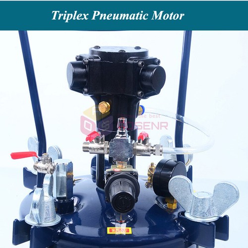 10L Pressure Feed Paint Blender Mixer Pot Tank Sprayer Mixing Drum Air Agitator - Picture 6 of 9