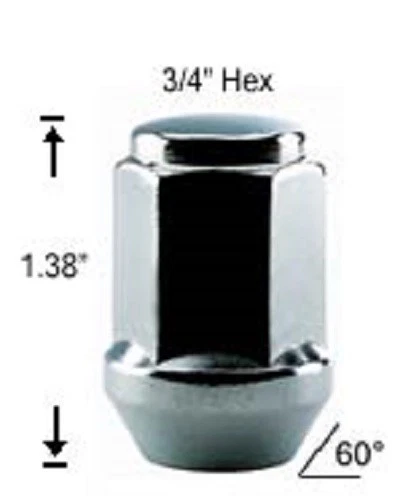20 piezas LINCOLN LS POSVENTA TUERCAS SÓLIDAS 12m x 1.50 # AP-1907 Foto 2 de 3