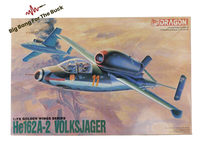 Dragon 5001 He162A-2 Volksjager & Eduard 72185 Ätzteile Set Modellbausatz 1:72
