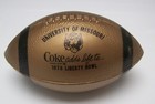 Vintage 1978 University of Missouri Liberty Bowl Souvenir Mini Football.