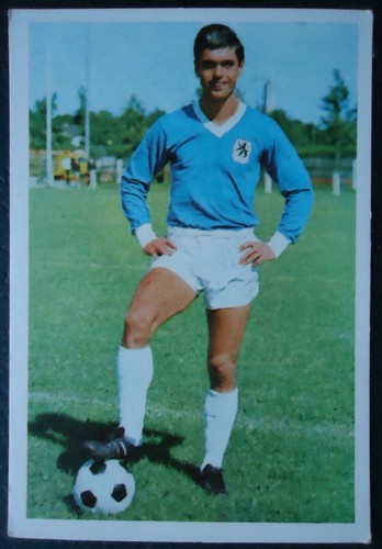 Bergmann Sammelbild 65 Gottfried Peter München 1860 Bundesliga 1967/68