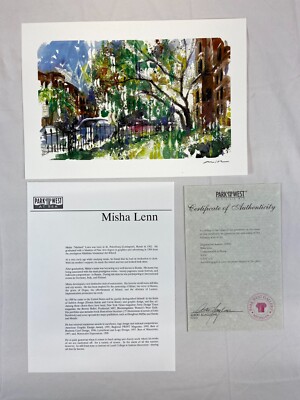 Common Wealth In Bloom Misha Artwork and Certificate Park West at Sea Packaged