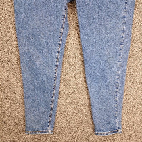 Cotton On Womens Jeans Size 18 Blue Denim Skinny Leg High Rise Stretch - Picture 4 of 9