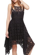 free people black lace dress