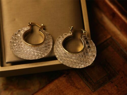 Elisabetta Franchi Donna Orecchini Con Catena Pendente E Logo Ef Oro Giallo Or17a56e2 - Foto 4