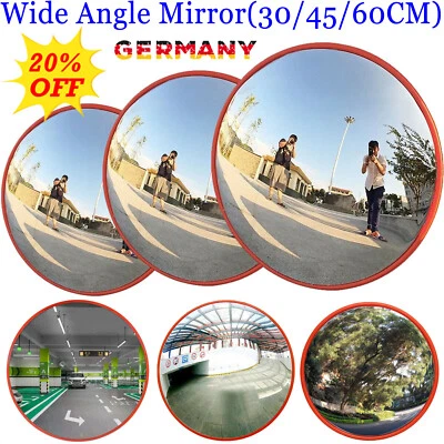 DAYPLUS® Konvexer Verkehrsspiegel 130° Toter Winkel Weitwinkel Einfahrt Parken Werkstatt