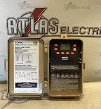 Tork EW120BC 120V 1 Channel Digital Timer Switch - Gray