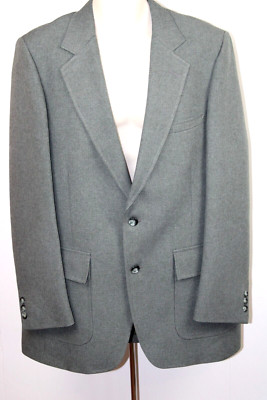 VTG Anthony Allan Men 42L 4 Piece Suit Jacket Reversible Vest 2 Pants Slacks 34R