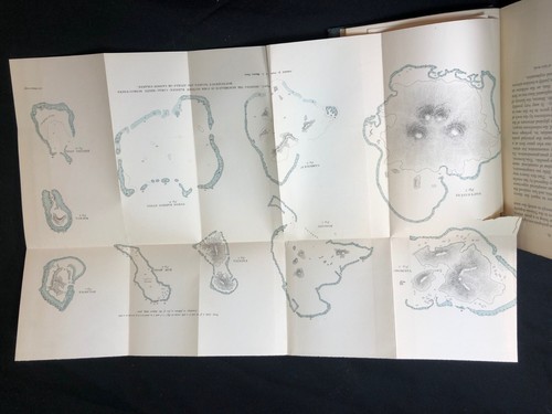Charles Darwin Strukturverteilung der Korallenriffe 3. Sehr guter Zustand 1889 Smith Elder - Bild 3 von 7