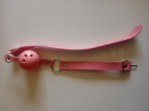 BDSM BONDAGE PLASTIQUE SEX SEXE BAILLON BOUCHE BOULE MOUTHGAG MOUTH GAG - Imagen 16 de 17
