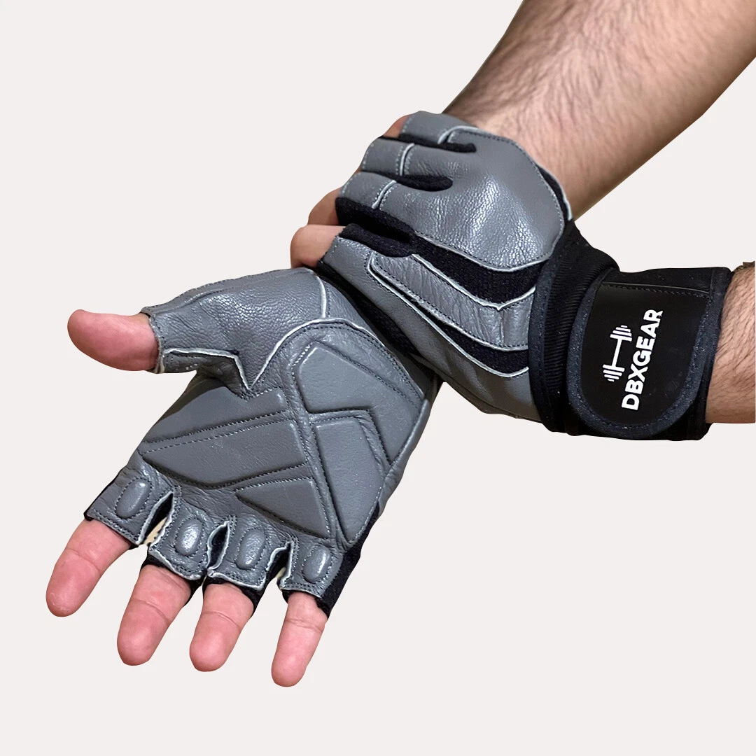 Leather weight training gloves deals