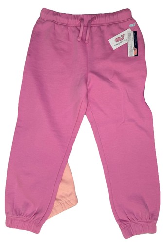 NWT Girls Sz XS 4 / 6 Lot Of 3 Sweatpants Joggers Vineyard Vines / Cat & Jack - Picture 7 of 13