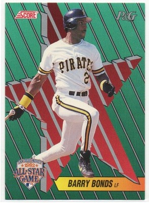 Barry Bonds 1992 Score Procter and Gamble #15  Pittsburgh Pirates  #4
