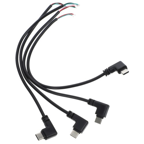 2 Pack USB Data Cable Right Angle Usb-c Pigtail Wire Small Extender - 第 8/12 張圖片