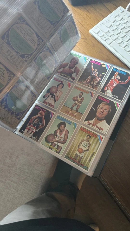 Juego completo de baloncesto Topps 1975 de alta calidad 1-330 ¡ex/nm nítido! ¡LIMPIO! ¡CARGADO! Foto 3 de 4